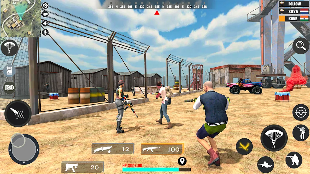 Fps Fire Shooting Game Offline (Фпс Баттлграунд Мобайл Индия) [МОД Unlocked] APK Android Screenshot 5