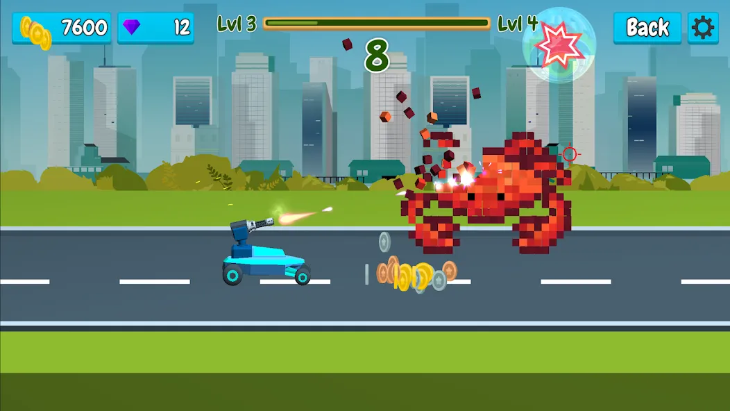Rusher Crusher: Demolition! (Рашер Крашер) [МОД Меню] APK Android Screenshot 1