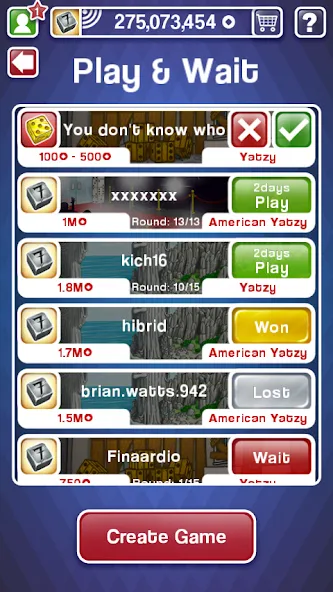 Yatzy Ultimate (Ятзи Ультимейт) [МОД Mega Pack] APK Android Screenshot 3