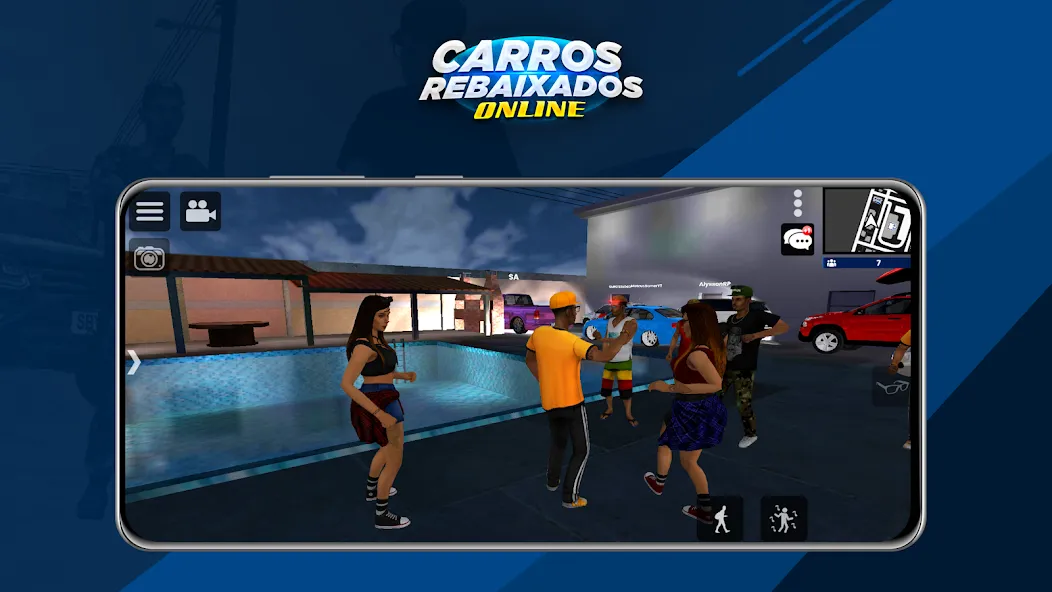 Carros Rebaixados Online (Каррос Ребайшадос Онлайн) [МОД Много денег] APK Android Screenshot 3
