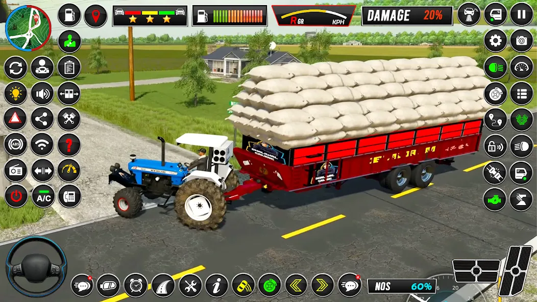 Indian Tractor Simulator Games [МОД Mega Pack] APK Android Screenshot 3