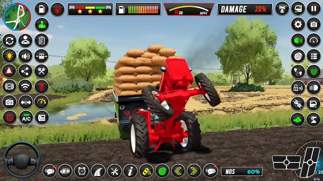 Indian Tractor Simulator Games [МОД Mega Pack] APK Android Screenshot 4