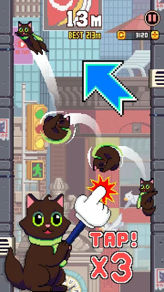 Cat Jump (Сэт Джамп) [МОД Много денег] APK Android Screenshot 2