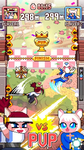 Cat Jump (Сэт Джамп) [МОД Много денег] APK Android Screenshot 4