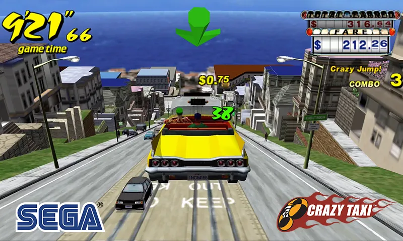 Crazy Taxi Classic (Крейзи Такси Классик) [МОД Premium] APK Android Screenshot 1