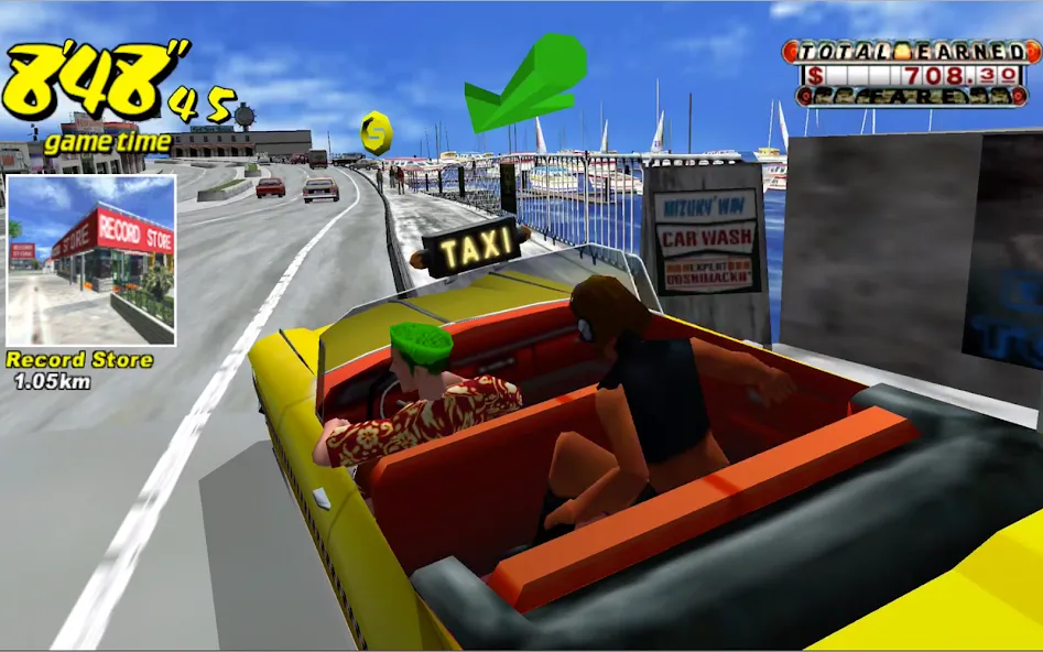 Crazy Taxi Classic (Крейзи Такси Классик) [МОД Premium] APK Android Screenshot 5