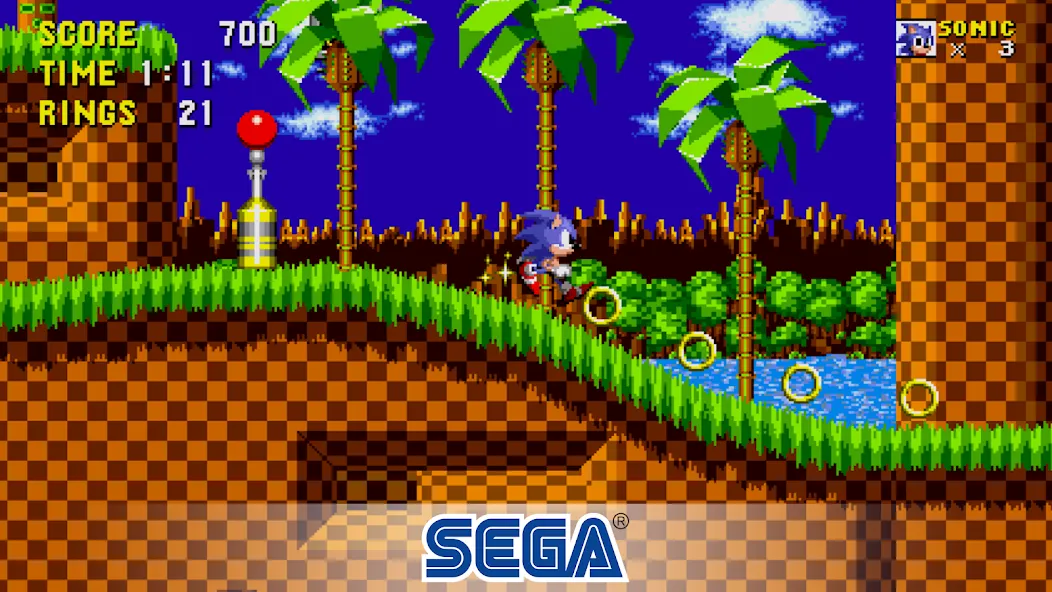 Sonic the Hedgehog™ Classic (Соник Зе Хеджхог Классик) [МОД Mega Pack] APK Android Screenshot 1