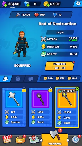 Mage Survivor [МОД Бесконечные монеты] APK Android Screenshot 5