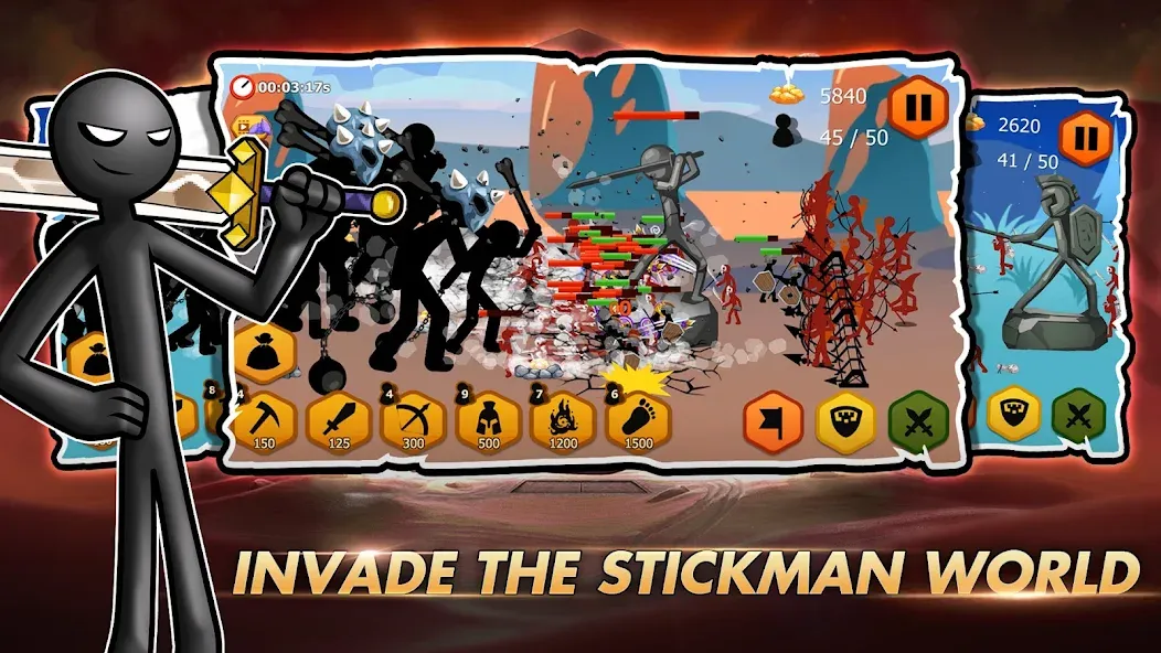 Stick Dynasty (Стритмен Баттл Уор) [МОД Premium] APK Android Screenshot 3