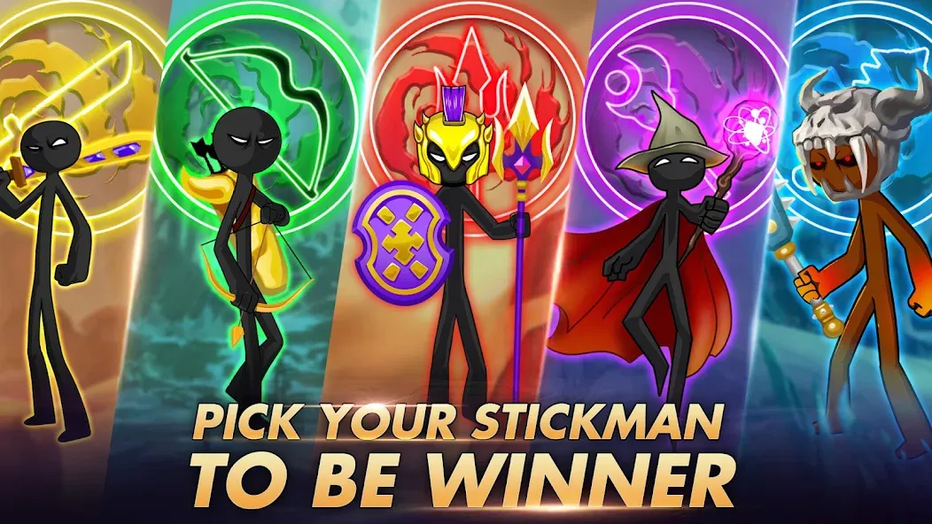 Stick Dynasty (Стритмен Баттл Уор) [МОД Premium] APK Android Screenshot 4