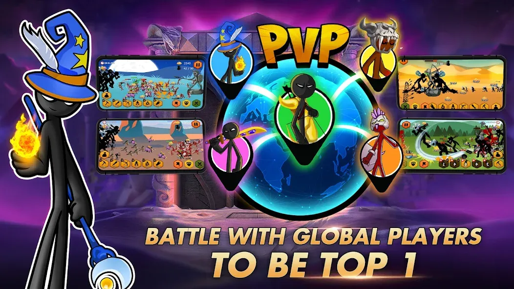 Stick Dynasty (Стритмен Баттл Уор) [МОД Premium] APK Android Screenshot 5