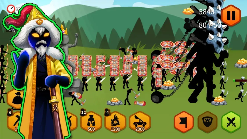 Stickman Battle 2: Empires War (Стикмен Битва 2) [МОД Premium] APK Android Screenshot 5