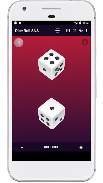 Dice Roll SNS [МОД Premium] APK Android Screenshot 1