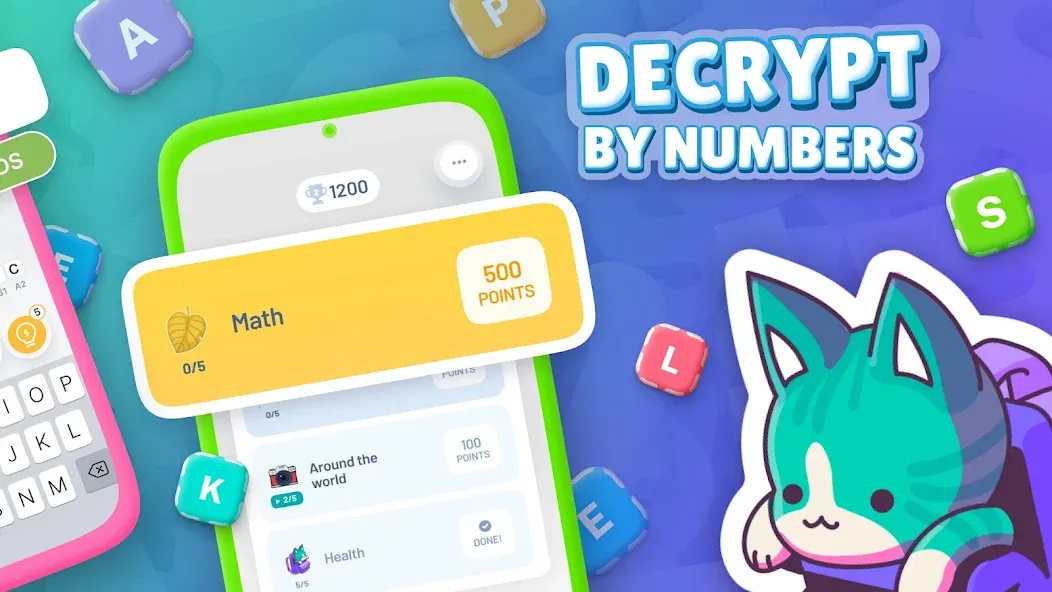 Acrostics－Cross Word Puzzles [МОД Бесконечные монеты] APK Android Screenshot 3