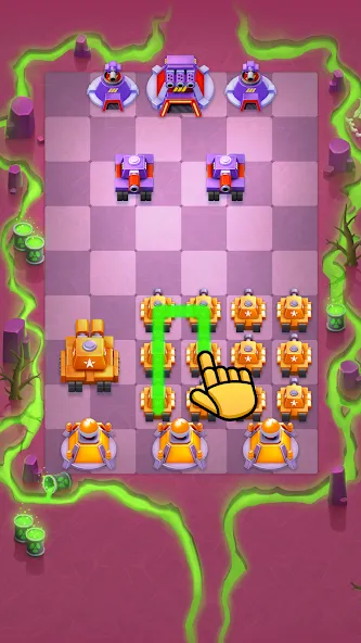 Merge Tanks - Battle Game (Мердж Танкс) [МОД Mega Pack] APK Android Screenshot 2