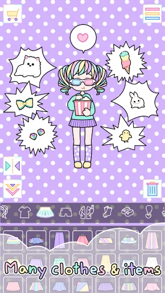 Pastel Girl : Dress Up Game [МОД Unlocked] APK Android Screenshot 5