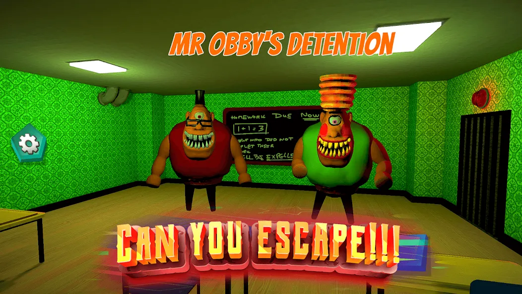 Mr Obby's Detention [МОД Меню] APK Android Screenshot 1
