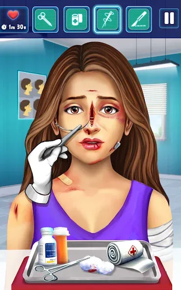 Surgery Simulator Doctor Game [МОД Unlocked] APK Android Screenshot 2