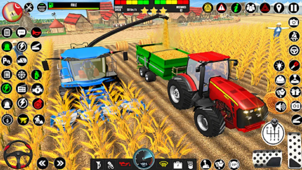 Indian Tractor Driving Game 3D (Фарминг Геймс) [МОД Много денег] APK Android Screenshot 3