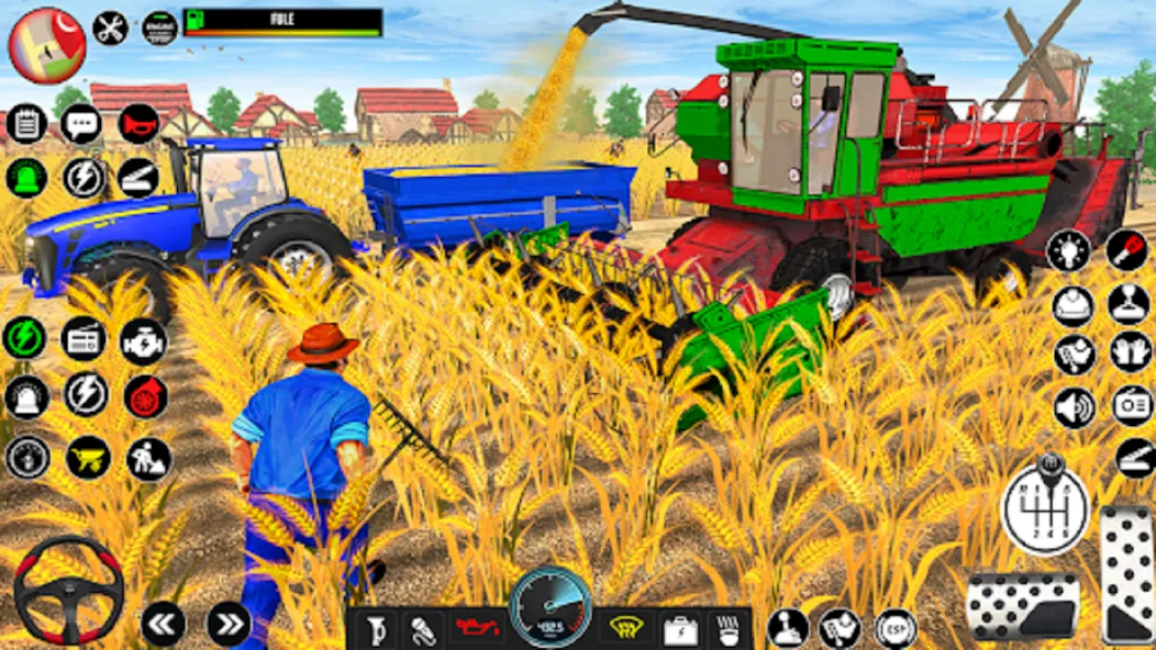 Indian Tractor Driving Game 3D (Фарминг Геймс) [МОД Много денег] APK Android Screenshot 4