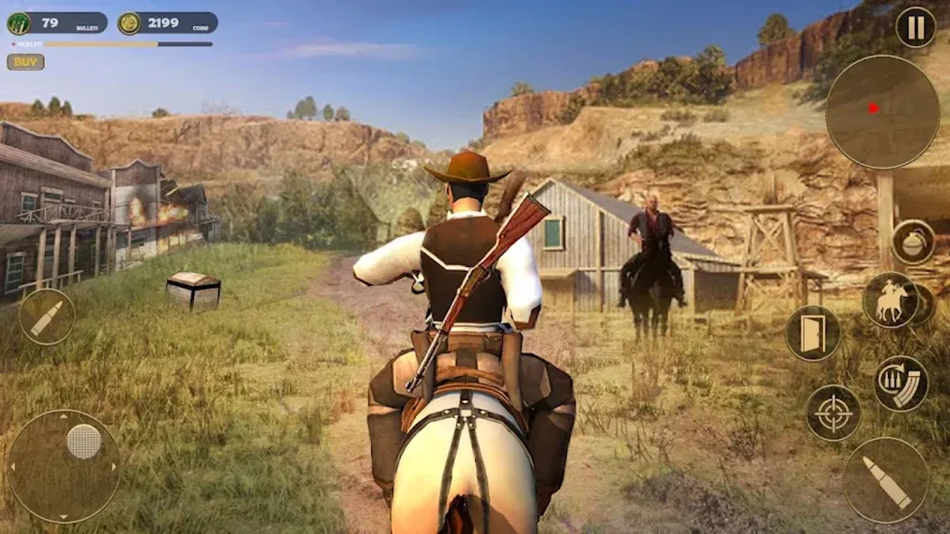 West Cowboy - Gunfighter Game (Уэст Ковбой) [МОД Unlocked] APK Android Screenshot 3
