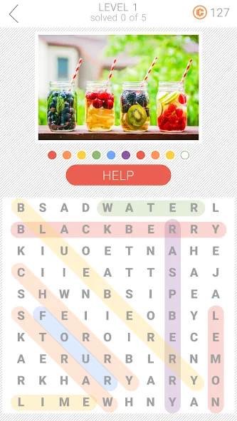 10x10 Word Search (десять на десять) [МОД Все открыто] APK Android Screenshot 1