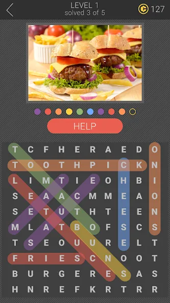 10x10 Word Search (десять на десять) [МОД Все открыто] APK Android Screenshot 4