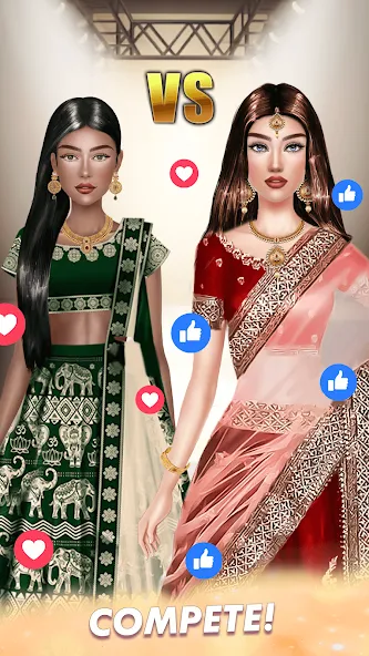 Makeup, Fashion Dress up Games [МОД Mega Pack] APK Android Screenshot 2