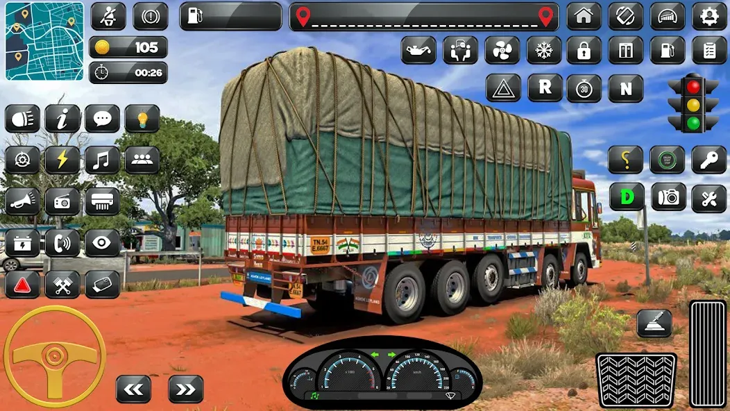 Indian Truck Driver Simulator [МОД Premium] APK Android Screenshot 2