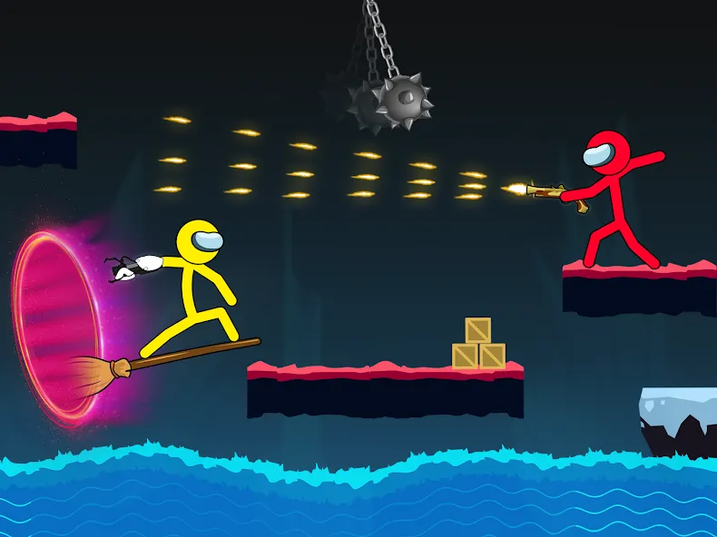 Stick-man Fighting Games [МОД Все открыто] APK Android Screenshot 2