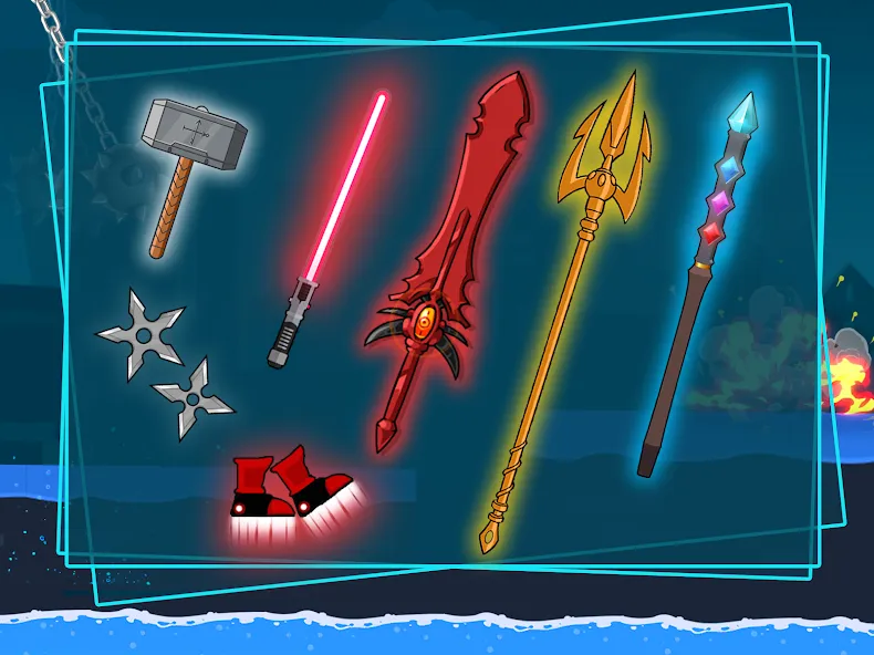 Stick-man Fighting Games [МОД Все открыто] APK Android Screenshot 3