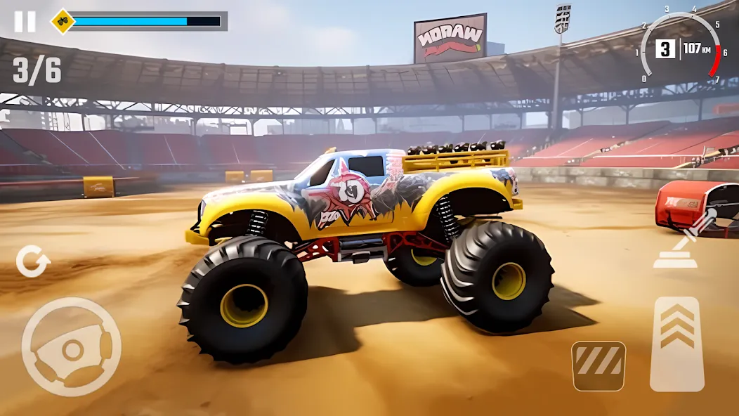 4x4 Monster Truck Racing Games (Монстр Трак Гонки игры) [МОД Mega Pack] APK Android Screenshot 2