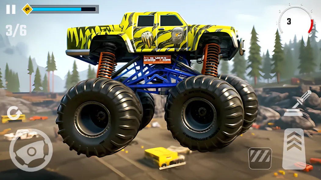 4x4 Monster Truck Racing Games (Монстр Трак Гонки игры) [МОД Mega Pack] APK Android Screenshot 4