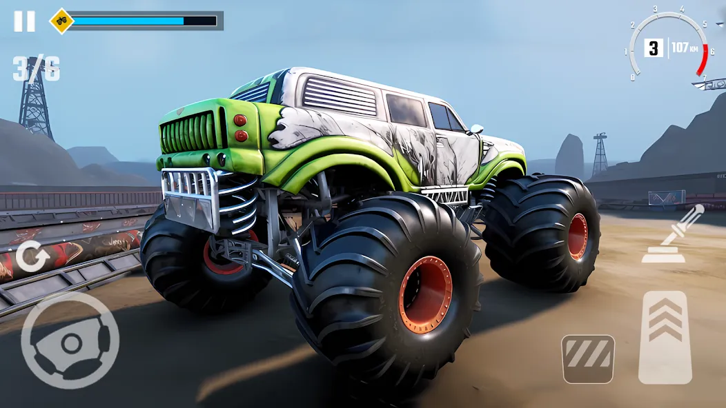 4x4 Monster Truck Racing Games (Монстр Трак Гонки игры) [МОД Mega Pack] APK Android Screenshot 5