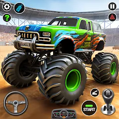 4x4 Monster Truck Racing Games (Монстр Трак Гонки игры) [МОД Mega Pack] APK Android