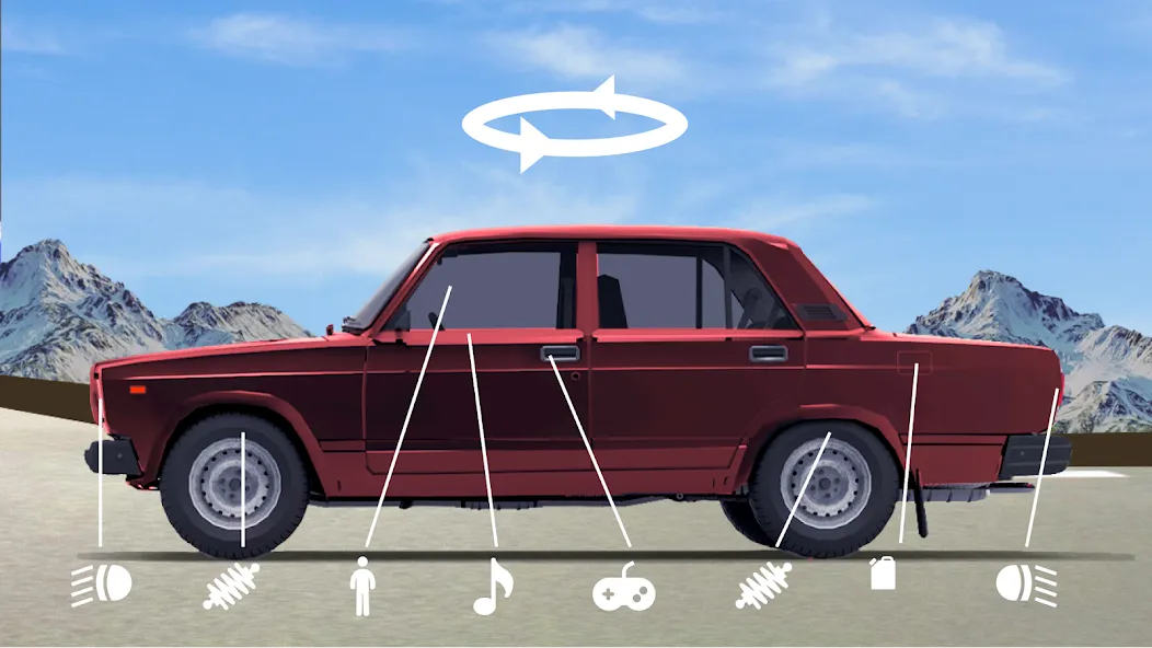 Drive Classic VAZ 2107 Parking [МОД Premium] APK Android Screenshot 2