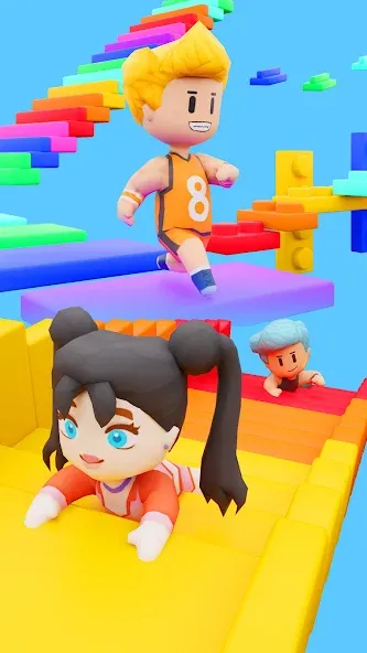 Fall Party.io: Match Race [МОД Много денег] APK Android Screenshot 3