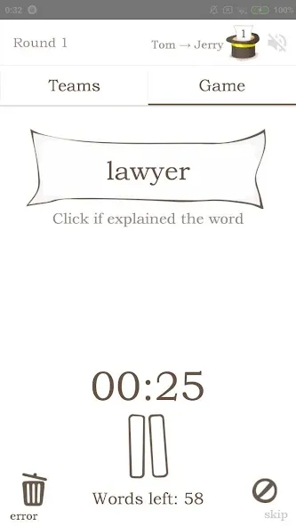 The Hat — guess and explain wo [МОД Много денег] APK Android Screenshot 1