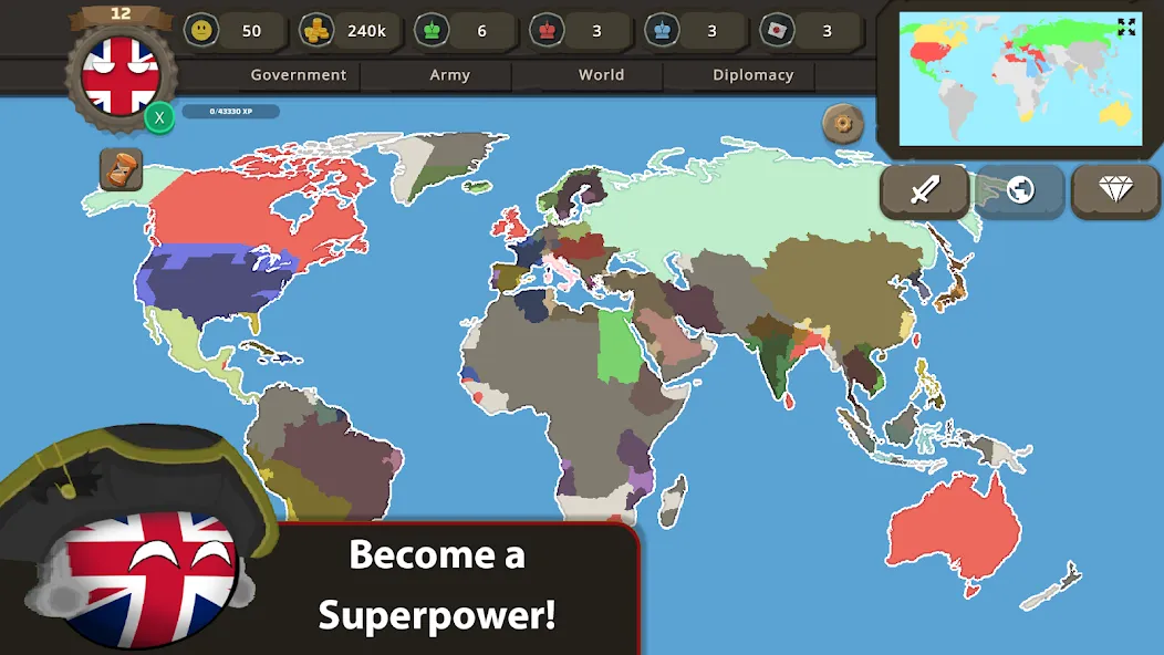 Countryballs at War (Кантриболс эт вор) [МОД Меню] APK Android Screenshot 1