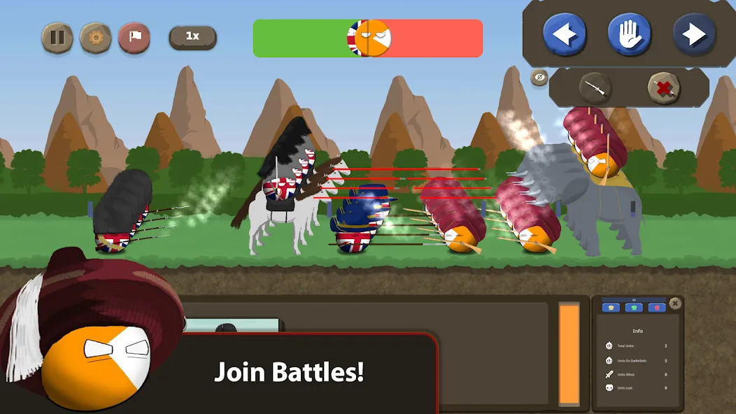 Countryballs at War (Кантриболс эт вор) [МОД Меню] APK Android Screenshot 3