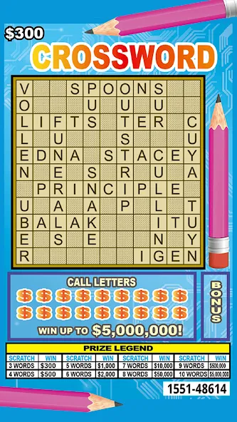 Scratch Off Lottery Scratchers [МОД Все открыто] APK Android Screenshot 1