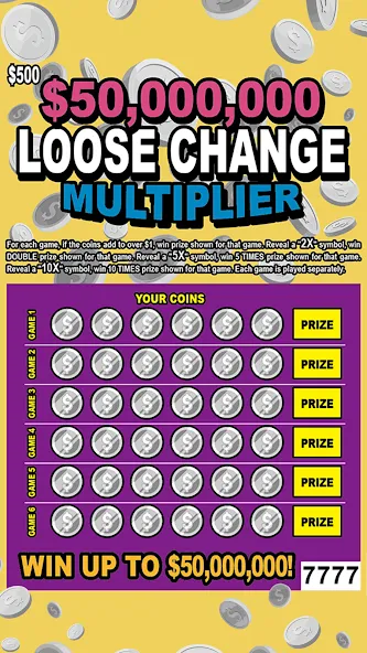 Scratch Off Lottery Scratchers [МОД Все открыто] APK Android Screenshot 2