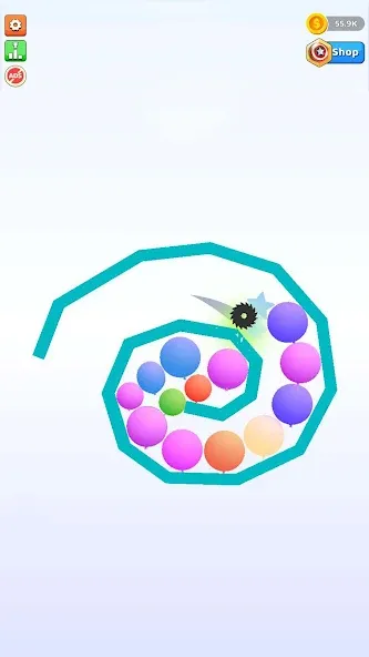 Bounce and pop - Puff Balloon [МОД Unlocked] APK Android Screenshot 4