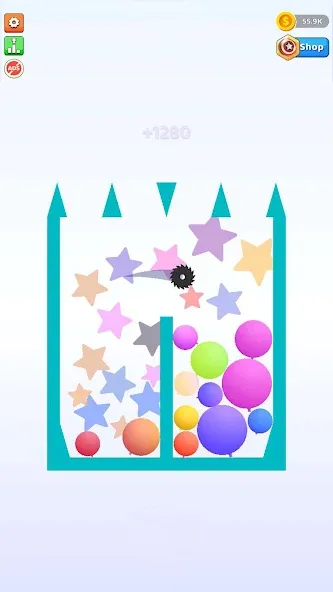 Bounce and pop - Puff Balloon [МОД Unlocked] APK Android Screenshot 5