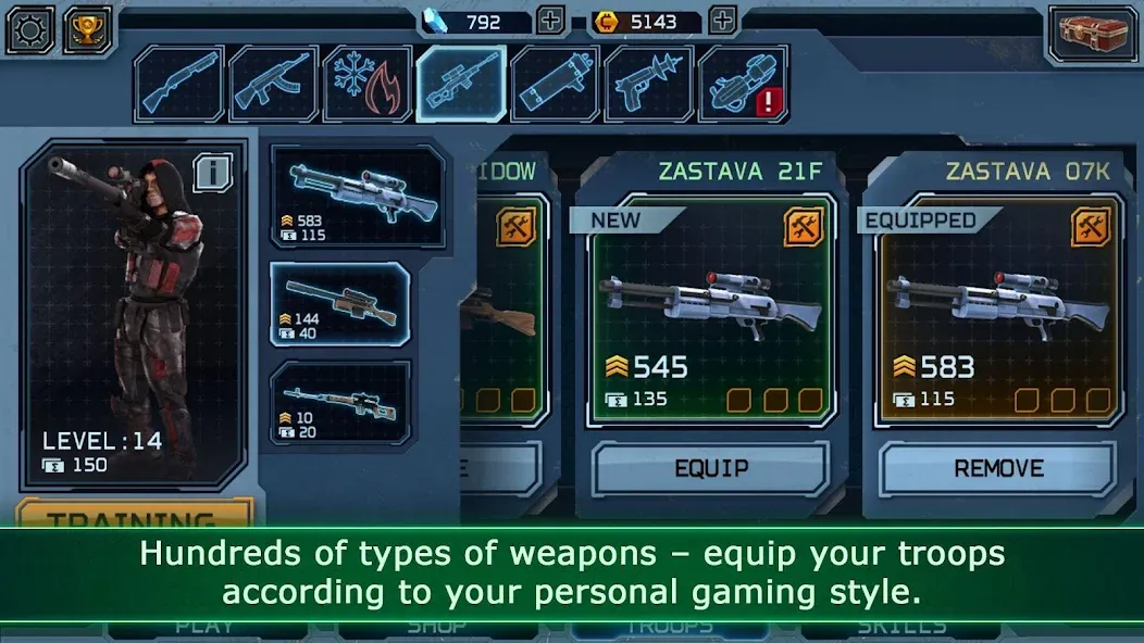 Alien Shooter TD (Элиен Шутер ТД) [МОД Все открыто] APK Android Screenshot 3