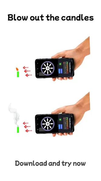 Blower - Candle Blower Lite (Блоуэр) [МОД Mega Pack] APK Android Screenshot 3