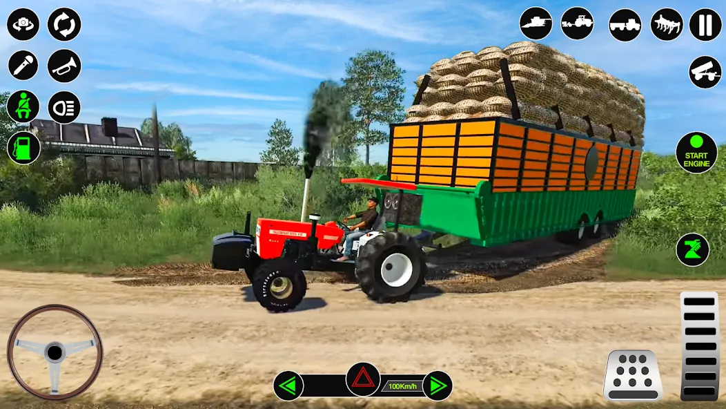 Farming Tractor Simulator Game [МОД Все открыто] APK Android Screenshot 1