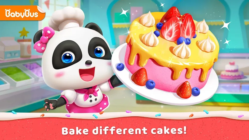 Little Panda's Cake Shop [МОД Бесконечные монеты] APK Android Screenshot 1