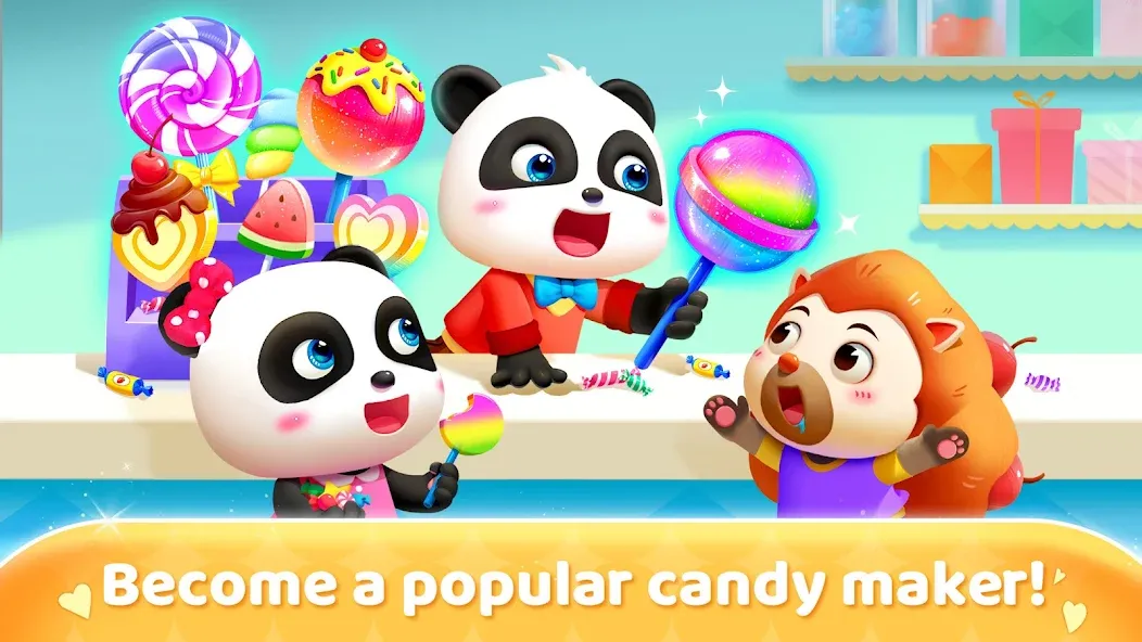Little Panda's Candy Shop [МОД Mega Pack] APK Android Screenshot 5