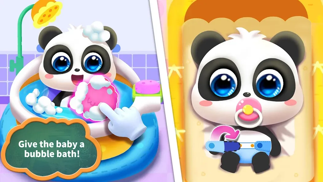 Baby Panda Care [МОД Бесконечные монеты] APK Android Screenshot 1